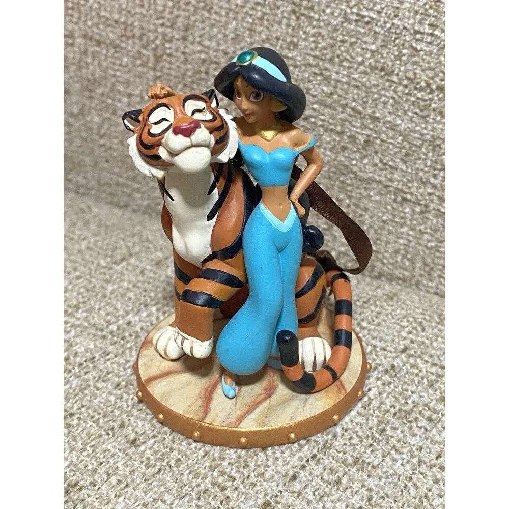 Disney Store Jasmine & Rajah Christmas Sketchbook Ornament Aladdin 2019 rare